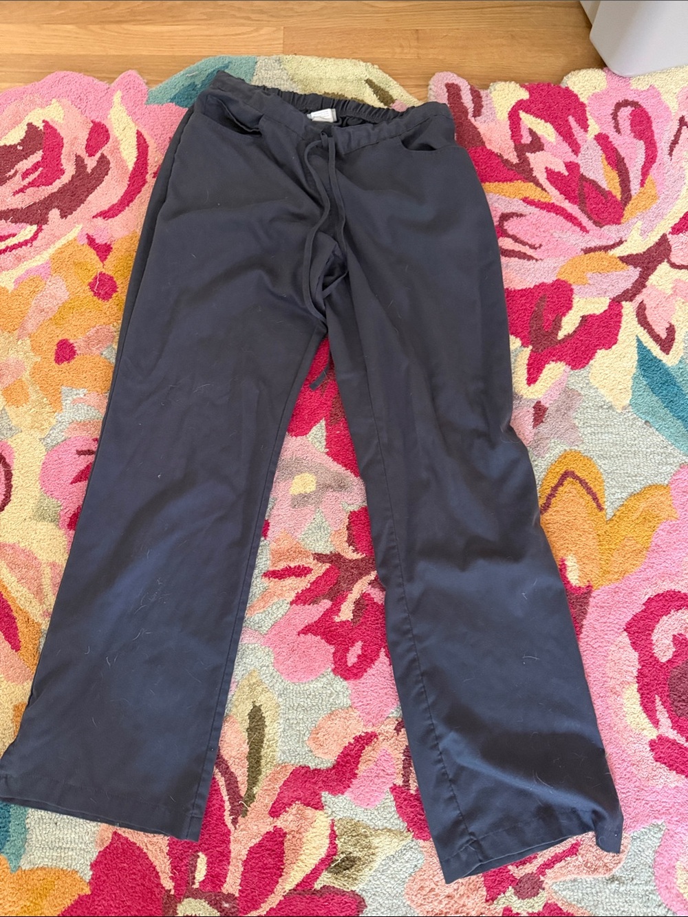 Grey's Anatomy Black Flare-Leg Scrub Pants